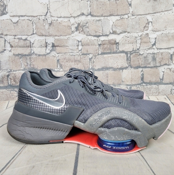 Nike Air Zoom SuperRep 3 Gray Mens Athletic Gym Sneakers Size 10.5 - Picture 14 of 16